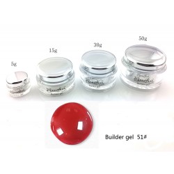 Gel Uv Builder Coverpro #51 Moonbasa-Dark Red Gel Uv Builder Coverpro #51 Moonbasa-Dark Red